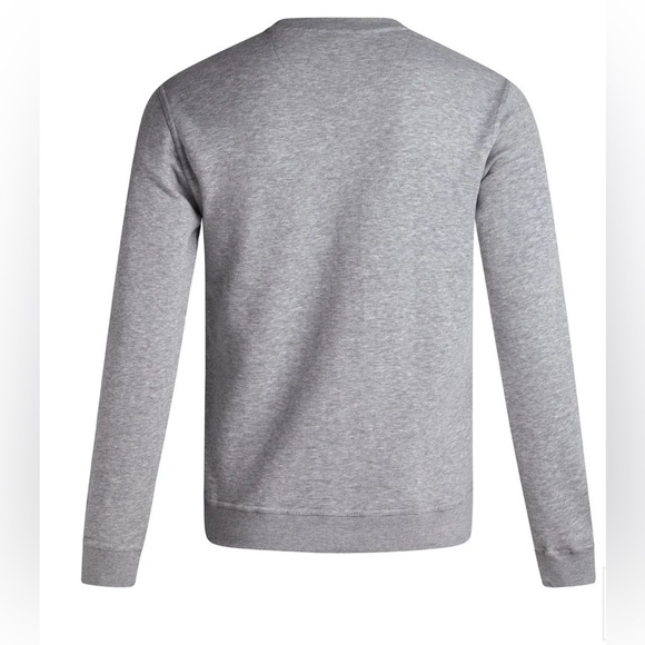 Spyder Men’s Light Grey Fleece Crew Neck Sweatshirt Size XLarge NWT - Picture 2 of 12